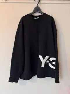 Y-3 ブラック スウェット
