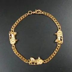 極美品✨ CELINE ブレスレット 馬車 金具 ロゴ ユニセックス 19cm