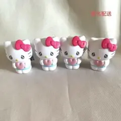サンリオ エモきゅん ソフビ マスコット　キティ　4点セット