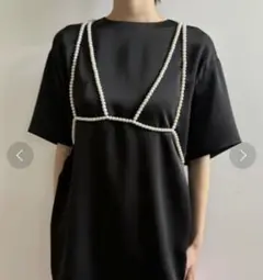 Ameri PEARL BUSTIER SATIN TOP