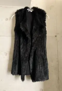 【美品】定価14万 DVF ダイアンフォンファステンバーグ リアルファーベスト