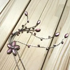 ピンクの花のかんざし　新品未使用
