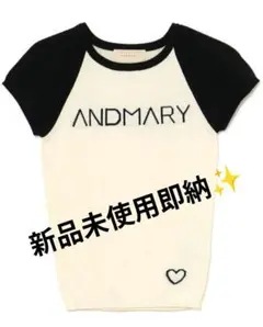 ANDMARY Mary logo knit tops