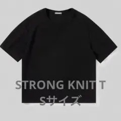 STRONG 006 KNIT T BLACK Sサイズ