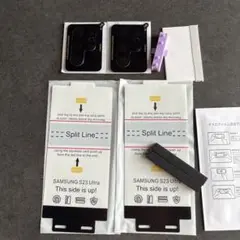 SAMSUNG S23 Ultra 保護フィルム２枚+カメラフィルム２枚