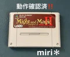 動作確認済‼️スーパーファミコン　マイト&マジック2