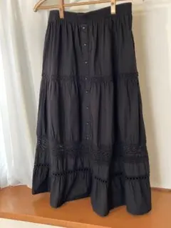 未使用　asos エイソス スカート　ロング　コットン　エンブロイダリー