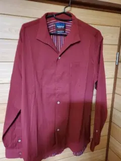 NICOL CLUB FOR MEN 赤 長袖シャツ　50サイズ