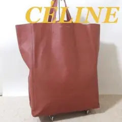 セリーヌ ホリゾンタル カバ トートバッグ レザー 旧ロゴ 美品