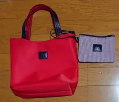 Kitamura　赤色バッグ＆ミニポーチ