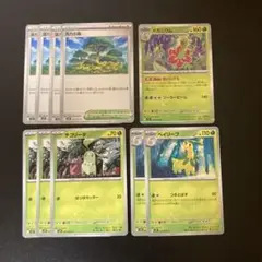 ポケモンカード メガニウムr 4枚 進化ライン 活力の森4枚 フォロー割あり