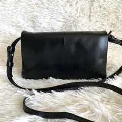 新品 ZARA オーバル型 リアルレザー クロスボディバッグ ZARA ザラ オーバルクロスボディバッグ ショルダー ブラック 美