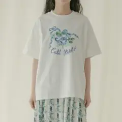 キャスキッドソン　オーバーサイズ　Tシャツ　GardenRibbon
