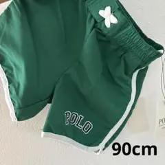 【新品未使用】POLO パイピングショートパンツ　90cm
