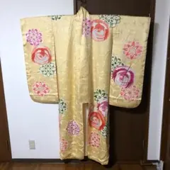 金糸刺繍 金箔 銀箔 鶴 鳳凰柄 振袖