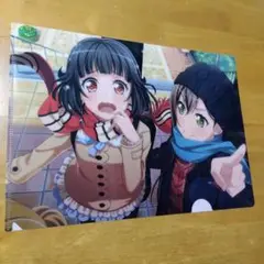 ⑬ バンドリ 牛込りみ 花園たえ 　Ａ−４クリアファイル