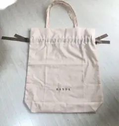 RANDA 巾着　ベージュ　ラッピング　プレゼント