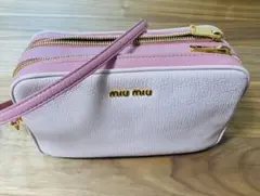 miu miu Madras Bicoloreショルダーバック