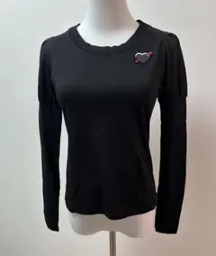 【新品・未使用】SONIA RYKIEL パフスリーブ ニット ブラック