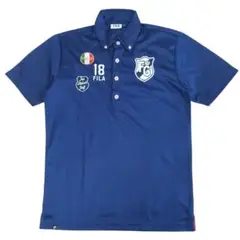 【美品】FILA ゴルフ ポロシャツ ネイビー M