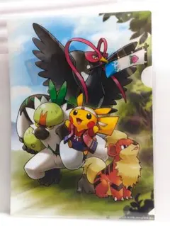 ポケモンストア 岡山 限定 クリアファイル 桃太郎 ピカチュウ