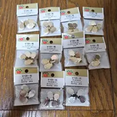 新品！パーツクラブ　バネイヤリング　9mm