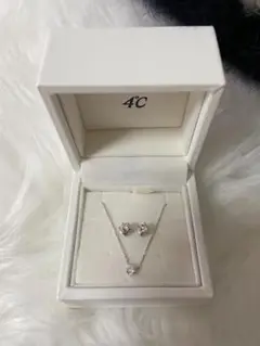 K18ホワイトゴールド ネックレス K18ホワイトゴールド ピアス ダイヤモンド