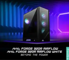 PCケース　組み立てたのみ　MAG FORGE 320R AIRFLOW 黒