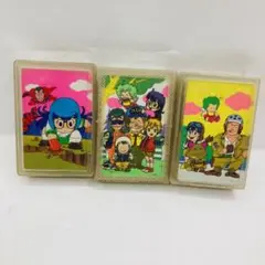 当時物/レトロ ドクタースランプアラレちゃん ミニトランプ 3個セット