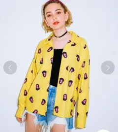 X-girl 25th ANNIVERSARY FACE L/S SHIRT