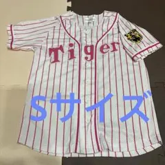 阪神タイガース　白ピンク　ユニフォーム　Sサイズ①