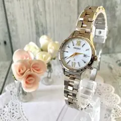【希少】SEIKO ルキア 腕時計 1B35-0AB0 電波ソーラー コンビ