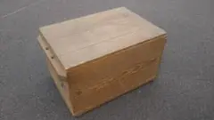 昭和レトロ ビンテージ 木箱 収納箱 道具箱 ボテ箱 茶箱 長持 古民具 骨董