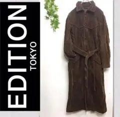◎edition エディション コーデュロイ コート アウター 羽織り