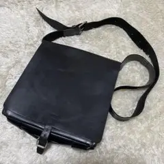 廃盤✨PORTER ショルダーバッグ オールレザー フラップ ブラック