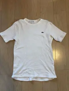 LACOSTE ホワイトクラシックフィットTシャツ