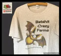 ★USA古着★ Batshit Crazy Farms Tシャツ コウモリ