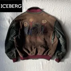 Iceberg ヴィンテージ カレッジ ビートル カー レザー スタジャン 50 m97097322529_1.jpg?1713919235
