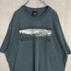バージニアシティ　ネバダ　風景プリント　ビックサイズTシャツ　2XL