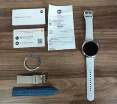 Xiaomi　Watch S4 シルバー＋純正ベルト