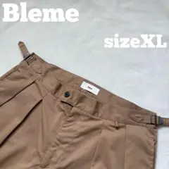Bleme ブレム ヘビーツイル ワイドストレート グルカチノパンツ
