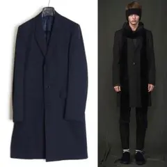 アンダーカバー 14AW ウールサージ チェスターコート 3