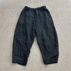 SALE MITTAN / 綾織大麻パンツ2 PT-84 「黒」