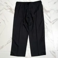 極美品 18SS◎ヨウジヤマモト ドロストワイドパンツ ブラック 3サイズ