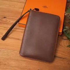 美品✨HERMES チャーリー ボックスカーフ トラベルケースバッグ ブラック 極美品 エルメス チャーリー トラベルケース ボックスカーフ 黒