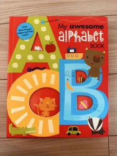 新品英語絵本　My awesome alphabet BOOK