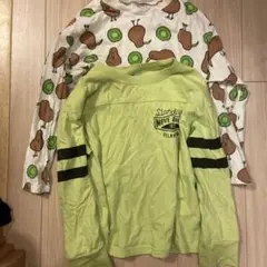 長袖カットソー 2枚セット130cm