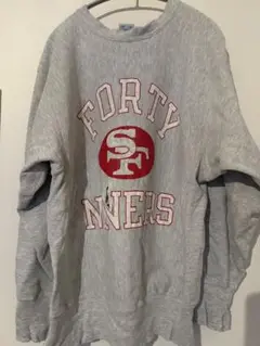 Champion FORTY NINERS トレーナー Lサイズ　USA製80s