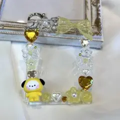 トレカキーホルダーデコ 黄色 ジミン チミー bts JIMIN 防弾少年団