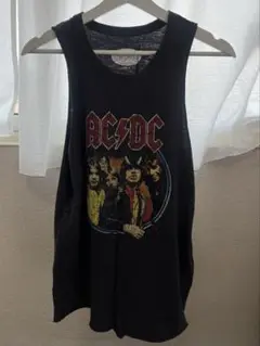 AC/DC タンクトップ ブラック サイズF